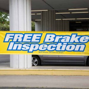 Vinyl Banner Sample with Grommets