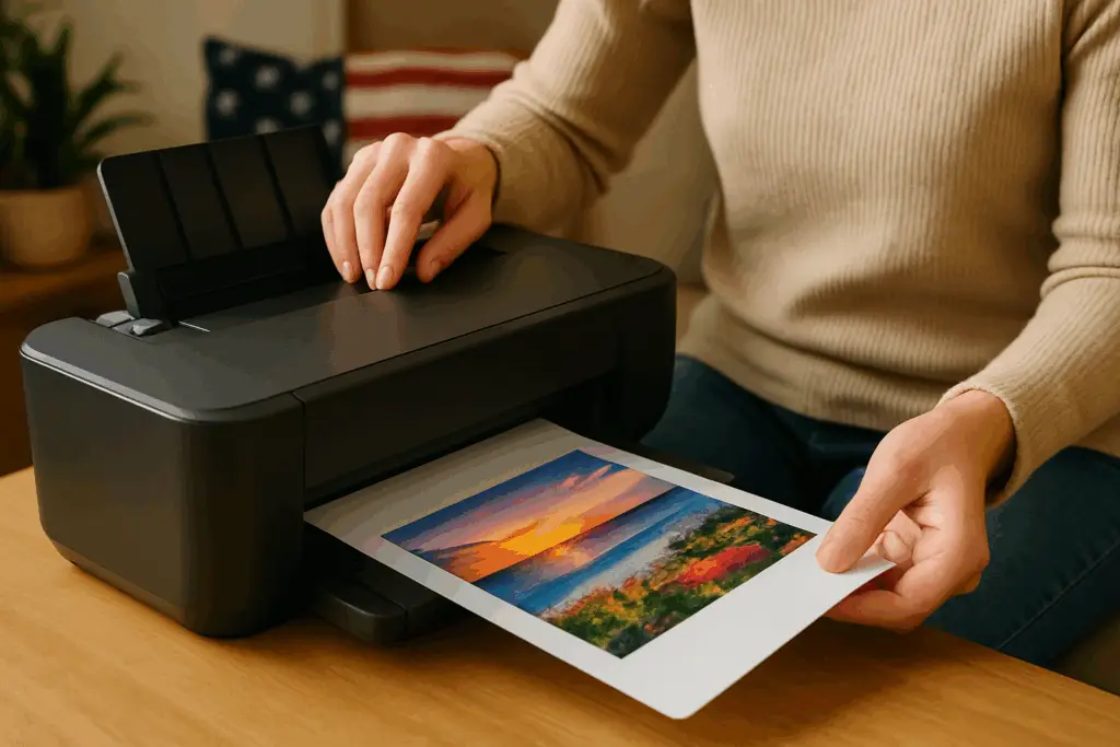 how to print a photo on vinyl