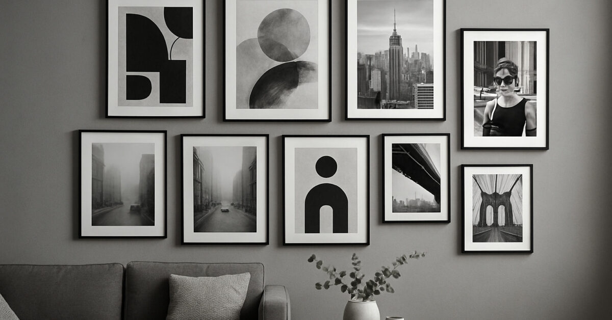 Noir Your Walls with Trendy Black and White Posters - Poster Print Shop